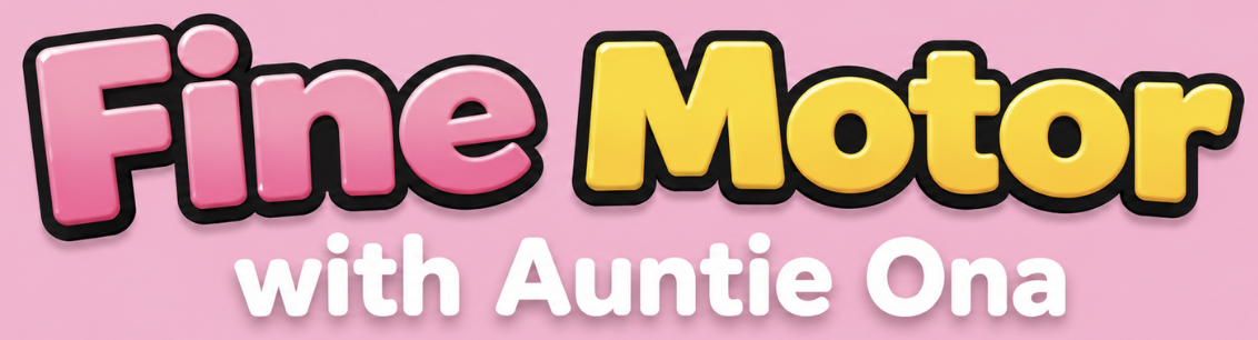 Fine Motor & Mark Making with Auntie Ona